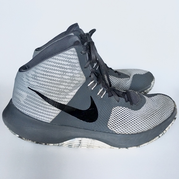 Nike Other - Nike Air Precision Gray Hi-top Basketball Shoes 10